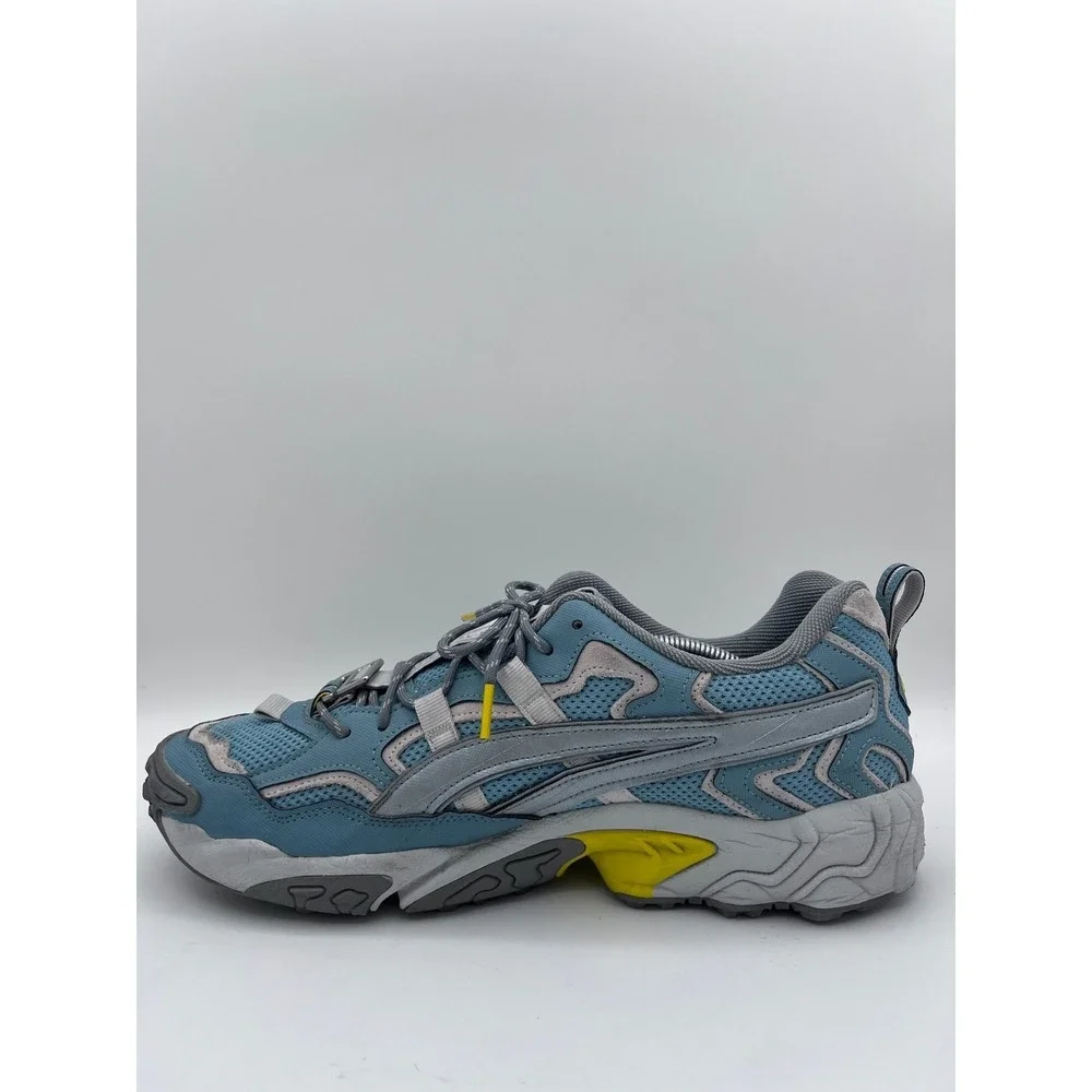 Asics Gel-Nandi Blue‎ Grey Yellow Trail Running Sneakers 1021A489 Mens 13